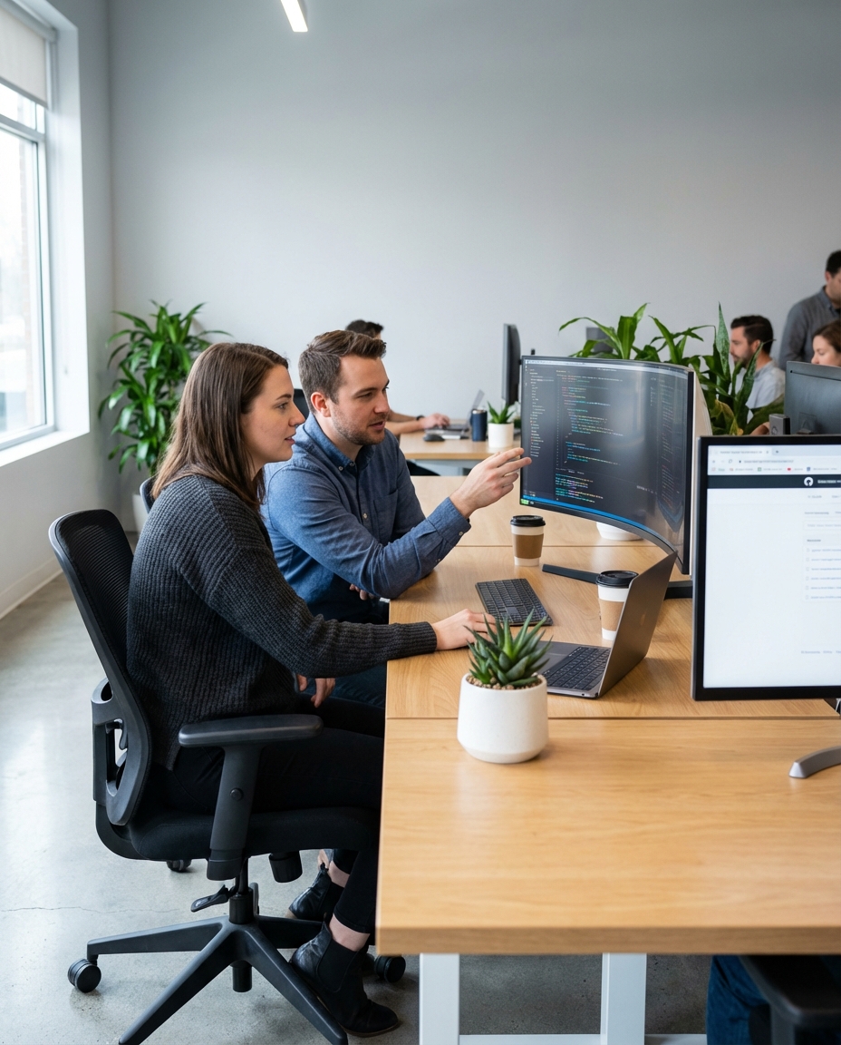 Individualsoftware-Entwicklung — maßgeschneiderte Benutzeroberfläche für Unternehmensprozesse