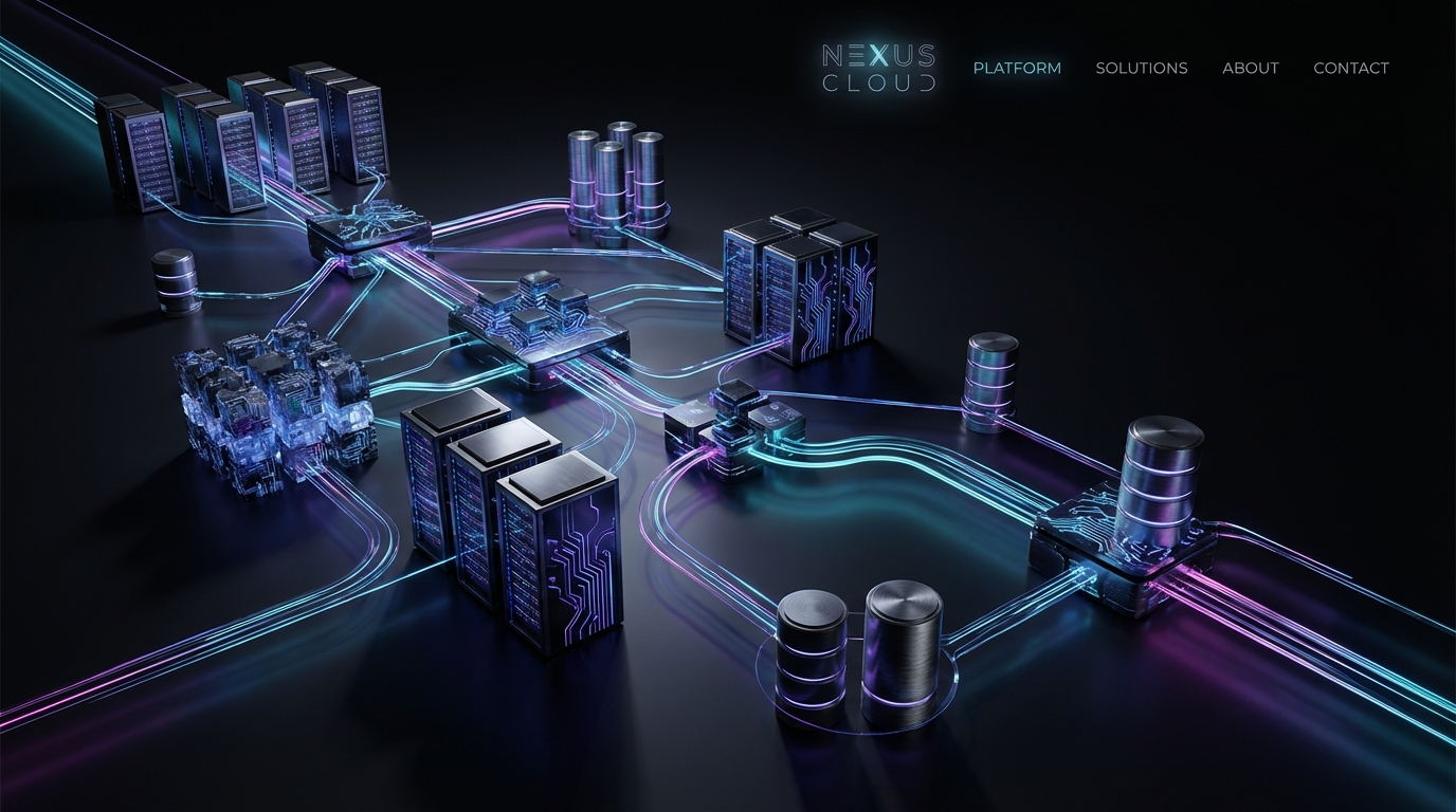 SaaS-Architektur — Cloud-basierte Plattform mit skalierbarer Infrastruktur